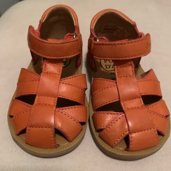 infant leather sandals